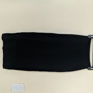 Aritzia babaton black midi skirt